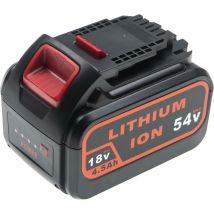 Batterie compatible avec DeWalt DCD785C2, DCD785L2, DCD790, DCD790D2, DCD795 outil électrique (4500 mAh, Li-ion, 18 v / 54 v) - Vhbw
