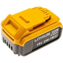 Batterie compatible avec Dewalt DCF899P2, DCF899NT, DCG405NT, DCG405FN, DCFS950, DCG405N, DCF899N outil électrique (4000 mAh, Li-ion, 18 v) - Vhbw