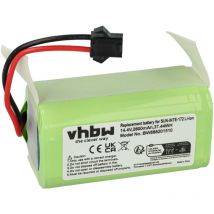1x Batterie compatible avec Liectroux X5S robot électroménager (2600mAh, 14,8V, Li-ion) - Vhbw