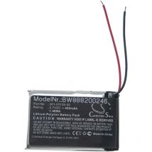 Batterie compatible avec Garmin Fenix 6x, 6X Pro Solar smartwatch montre connectée bracelet fitness (400mAh, 3,7V, Li-polymère) - Vhbw