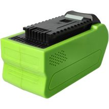 Batterie compatible avec Greenworks GD40BCBK4, GD40BCK2X, GD40BCK4, GD40BV, GD40BVK2X outil électrique (4000mAh Li-ion 40 v) - Vhbw