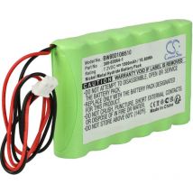 Batterie compatible avec adt lynx alarm security panel système d'alarme (1500mAh, 7,2V, NiMH) - Vhbw