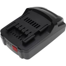 Batterie compatible avec Metabo STA18, sta 18 ltx 100, sta 18, sta 18 ltx, sta 18 ltx 140 outil électrique (2000 mAh, Li-ion, 18 v) - Vhbw