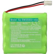 Batterie compatible avec mini Cooper s 3 portes F56 2019+, Cooper Cabrio F57 2019+ transmetteur de localisation d'urgence (900mAh, 4,8V, NiMH) - Vhbw