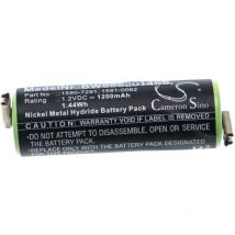 vhbw Batterie compatible avec Moser Ermila Bella 1590 rasoir tondeuse électrique (1200mAh, 1,2V, NiMH)