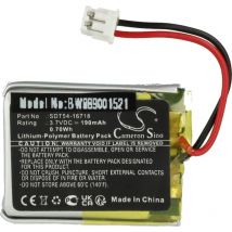 Vhbw - Batterie compatible avec SportDOG NoBark SBC-10, SDT54-16683, SDT54-16684 collier de dressage (190mAh, 3,7V, Li-polymère)