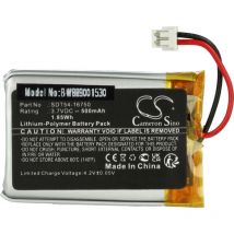 Vhbw - Batterie compatible avec SportDog Sporttrainer SD-575 Black Edition Collar collier de dressage de chien (500mAh, 3,7V, Li-polymère)