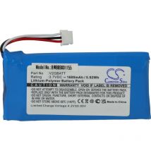 Vhbw - Batterie compatible avec SportDog tek 2.0 gps, TEK-2L, TEK-V2LT collier de dressage de chien (1600mAh, 3,7V, Li-polymère)