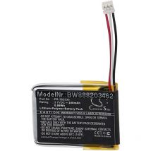Batterie compatible avec Suunto Ambit1, Ambit2, Ambit2 s, Ambit3 smartwatch montre connectée bracelet fitness (240mAh, 3,7V, Li-polymère) - Vhbw