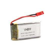 vhbw Batterie Li-Polymère 1100mAh (3.7V) Prise JST pour la construction de modèles réduits (voiture de course, hélicoptère, avion et bateau)