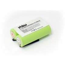 Batterie pour rasoir, brosse à dents (2000mAh, 2,4V, NiMH) compatible avec Remington R-6130,R-7130,R-9100,R-9200,R-9290,R-9300,R-9350,R-9500 - Vhbw