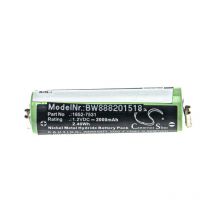 Batterie remplacement pour Moser 1852-7531 pour rasoir tondeuse électrique (2000mAh, 1,2V, NiMH) - Vhbw