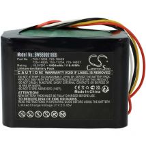 Batterie remplacement pour CubCadet 753-11203, 753-11204, 725-14826, 725-14827, 725-18426 pour robot tondeuse 6400mAh, 18,5V, Li-ion - Vhbw