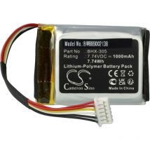 Batterie remplacement pour dji BHX-305 pour stabilisateur Gimbal (1000mAh, 7,74V, Li-polymère) - Vhbw