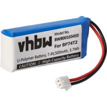Batterie compatible avec Dogtra arc 800, arc 800 Camo, arc 802, arc 820 Camo collier de dressage de chien (500mAh, 7,4V, Li-polymère) - Vhbw