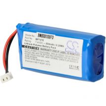 Batterie compatible avec Dogtra Edge Transmitter, 4503 Edge, 4504 Edge, Edge rt, DA212 collier de dressage de chien (850mAh, 7,4V, Li-polymère) - Vhbw