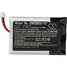 Batterie remplacement pour Minn Kota APP00176 pour télécommande manette de drone (1200mAh, 3,7V, Li-polymère) - Vhbw