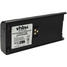 vhbw 1x Batterie remplacement pour Motorola NTN7144, NTN7143CR, NTN7143R pour radio talkie-walkie (1800mAh, 7,5V, NiMH) - avec clip de ceinture