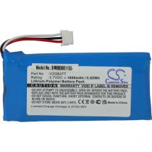 Batterie remplacement pour SportDog V2GBATT pour collier de dressage de chien (1600mAh, 3,7V, Li-polymère) - Vhbw