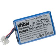 Vhbw - Battery compatible with Garmin 010-01603-10 gps Navigation System Sat Nav (2000mAh, 3.7 v, Li-ion)