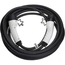 Câble de recharge type 2 vers type 2 compatible avec Renault Zoe E-Tech, Zoe voiture électrique - 3 phases, 32 a, 22 kW, 10 m - Vhbw