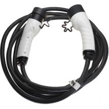 Câble de recharge type 2 vers type 2 compatible avec Volvo XC60 Recharge, XC60 phev, XC90 phev voiture électrique - 3 phases, 16 a, 11 kW, 5 m - Vhbw