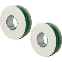 Vhbw - 2x Câble périphérique compatible avec McCulloch Rob R1000, Rob R600, Rob R800 tondeuses robotisées - Câble périphérique 50 m vert