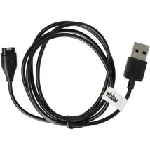 Câble usb remplacement pour Garmin 8013048 pour smartwatch, montre de fitness - Station de charge, noir, 100 cm - Vhbw