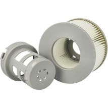 Cartouche filtrante compatible avec MSpa Mono piscine pompe de filtration, filtre à eau gris / blanc - Vhbw
