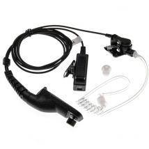Vhbw - casque d'écoute avec microphone Push to Talk compatible avec Motorola xpr 7550, xpr 7580 radio talkie - walkie