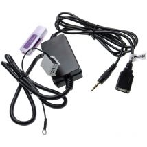 Vhbw - Câble adaptateur aux usb pour radio de voiture compatible avec vw RCD-500, rns MFD2 cd/dvd, RNS-300/310