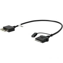 Câble adaptateur de ligne aux Radio compatible avec Apple iPod modèles avec connecteur 30 broches voiture, véhicule - usb - Vhbw