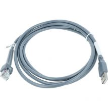 Vhbw - Câble de données usb 2.0 mâle vers RJ45 mâle compatible avec Datalogic QuickScan QBT2430, QBT2131, QD2100 lecteur code-barres - Cordon, 2 m