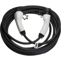 Câble de recharge type 2 vers type 2 compatible avec Citroen C5 x phev, C5 Aircross phev, C4 voiture électrique - 3 phases, 16 a, 11 kW, 10 m - Vhbw