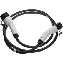 Câble de recharge type 2 vers type 2 compatible avec Citroen C5 x phev, C5 Aircross phev, C4 voiture électrique - 3 phases, 32 a, 22 kW, 3 m - Vhbw