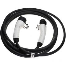 Câble de recharge type 2 vers type 2 compatible avec Citroen C5 x phev, C5 Aircross phev, C4 voiture électrique - 3 phases, 32 a, 22 kW, 7 m - Vhbw