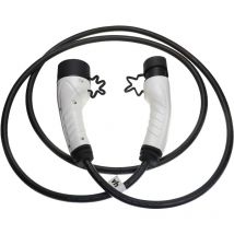 Câble de recharge type 2 vers type 2 compatible avec Cupra Formentor phev, Born voiture électrique - 1 phase, 16 a, 3,5 kW, 3 m - Vhbw