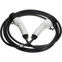 Câble de recharge type 2 vers type 2 compatible avec Dacia Spring voiture électrique - 1 phase, 16 a, 3,5 kW, 5 m - Vhbw