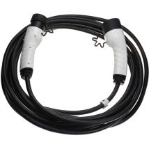 Câble de recharge type 2 vers type 2 compatible avec Dacia Spring voiture électrique - 1 phase, 16 a, 3,5 kW, 7 m - Vhbw