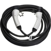 Câble de recharge type 2 vers type 2 compatible avec Dacia Spring voiture électrique - 3 phases, 16 a, 11 kW, 10 m - Vhbw