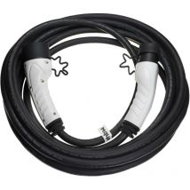 Câble de recharge type 2 vers type 2 compatible avec Fiat Topolino voiture électrique - 3 phases, 32 a, 22 kW, 10 m - Vhbw
