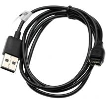 vhbw Câble USB compatible avec Garmin Forerunner 935, 745, 945, 645 M smartwatch, montre de fitness - Station de charge, Noir, 100 cm
