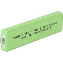 Celle batteria compatibile con Sony MZ-E70, MZ-E700, MZ-E707 lettore CD/Minidisc (1100mAh, 1,2V, NiMH), button top, 7/5F6 - Vhbw