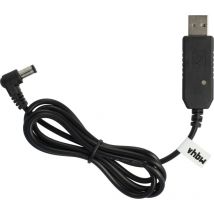 Vhbw - chargeur de batterie compatible avec Baofeng UV-B6, UV-B5, UV-5RE, UV-5R Plus radio - chargeur usb, 100 cm, niveau par voyant lumineux