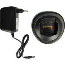 Chargeur compatible avec Motorola GP380, GP540, GP340, GP360, GP339, GP338, GP330, GP580, GP640 radio - Socle + Prise - Vhbw