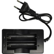 Chargeur de piles compatible avec 17670, 18650 piles, batteries domestiques Li-Ion (3.7V) - Vhbw