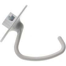 Crochet pétrisseur compatible avec KitchenAid Artisan 5KSM185PSEPH, 5KSM185PSEOB robot culinaire - Pale, 14,5 x 12 cm, aluminium blanc - Vhbw