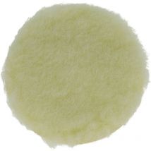 Eponge de polissage compatible avec Bosch pex 300 ae, pex 400 ae ponceuses excentriques et à vibration - 12,5 cm diam. de travail, beige - Vhbw