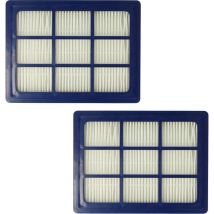 Vhbw - Filterset 2x Staubsaugerfilter kompatibel mit Nilfisk Elite Classic Pet Pack, Elite Comfort Staubsauger - hepa Filter Allergiefilter
