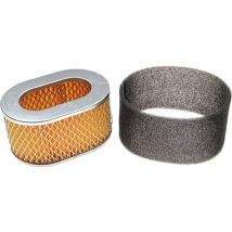 Filtre (1x filtre à air, 1x préfiltre) compatible avec Yanmar L75, L100, L90AE, L90, L90E moteur pour motoculteur - Vhbw